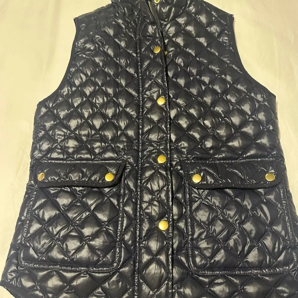 J Crew Womens Puffer Vest Quilted